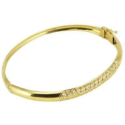 bracelete em ouro 18k e diamantes